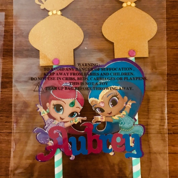 Custom Shimmer & Shine birthday bundle for Aubrey - Picture 6 of 16